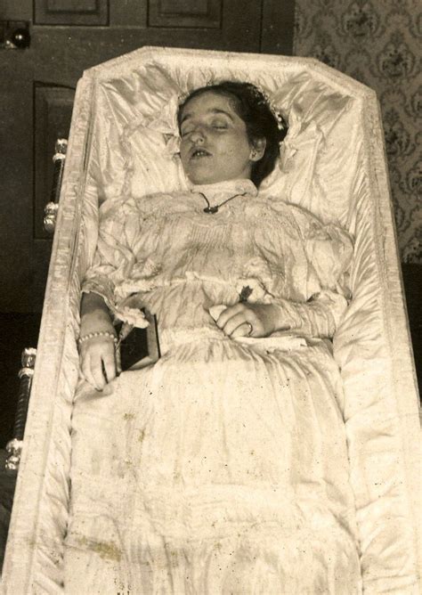 Younger Lady In Her Casket ~ ~ ~ The Raven ~ Post Mortem