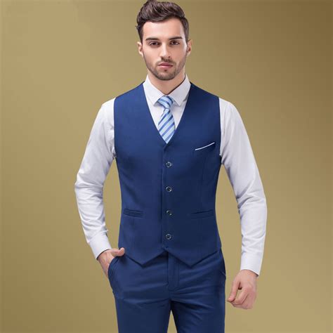 Find great deals on mens formalwear clothing at kohl's today! 2017 High Quality Blue Groomsmens Vest Wedding Prom Party ...