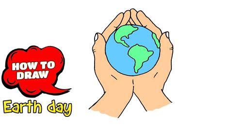 Earth Day Drawing Save Earth Poster Drawing Easy Drawing With Pen Youtube