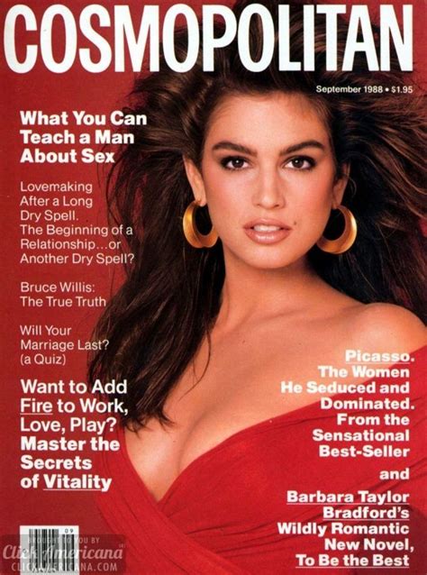 Cindy Crawford Cosmopolitan Cover Sept Vogue Magazine Covers