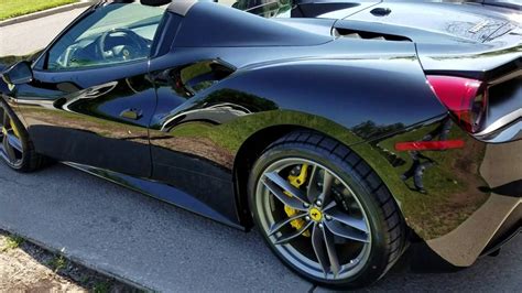 The ferrari 488 pista piloti ferrari made its debut last month, but it's only now that we're getting a however, it has a different bumper with larger outlets and new black trim that appears to be part of a unveiled in 2015, the ferrari 488 gtb replaced the successful and still very potent 458 italia in the. Black on Black Ferrari 488 Spider at Ferrari-Maserati of Long Island - YouTube