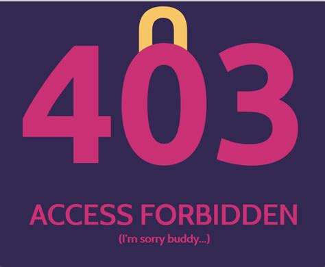 How To Create A Custom 403 Forbidden Error Page