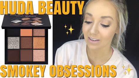 Huda Beauty Smokey Obsessions Eyeshadow Palette Demo And Swatches Youtube