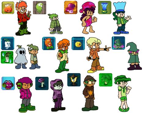 I Made Some Human Versions Of Plants From Pvz Cuz I Was Bored R Plantsvszombies