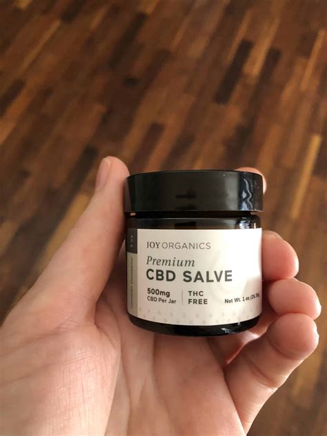 Joy Organics Review Cbd Salve 500mg Save On Cannabis