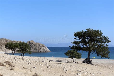 Beach At Samothraki Island In Greece Stock Image Image Of Beach