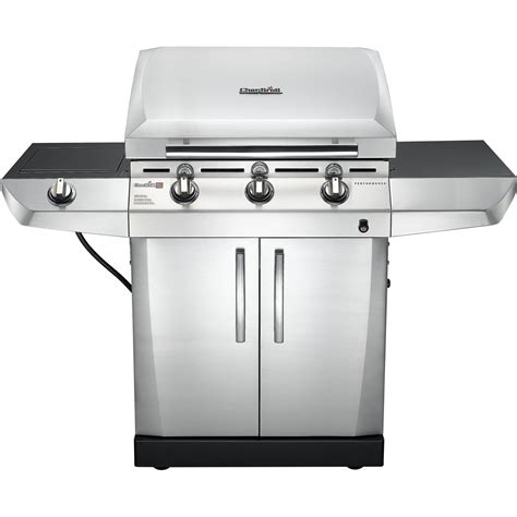 Char Broil Performance Tru Infrared T 36d 3 Burner Gas Grill With Side