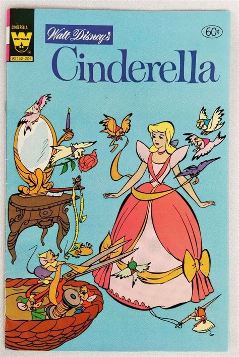 Disneys Cinderella Whitman Soft Comic Book 1950 Rare Excellent