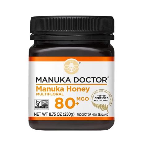 Manuka Doctor Manuka Honey Multifloral MGO 80 8 75 Oz 250 G