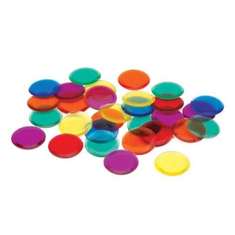 Transparent Counters 34 Set Of 250 Counting