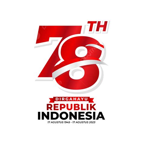 Logo Resmi Hut Ri Pada Tahun Vektor Logo Hut Ri Kemerdekaan Indonesia Lambang
