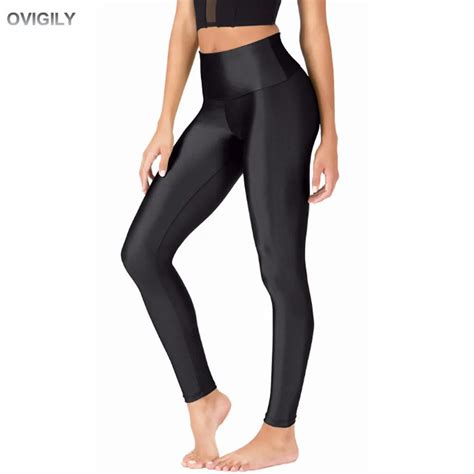 buy ovigily 22 colors spandex leggings women fitness leggings high waisted full