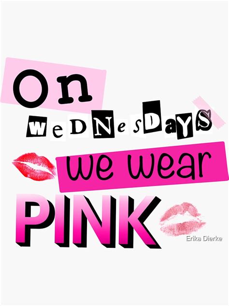 On Wednesdays We Wear Pink Mean Girls Musical Sticker By Itstheatre My Xxx Hot Girl