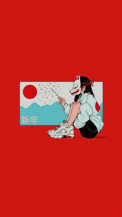 18 Aesthetic Anime Red Wallpaper Tachi Wallpaper