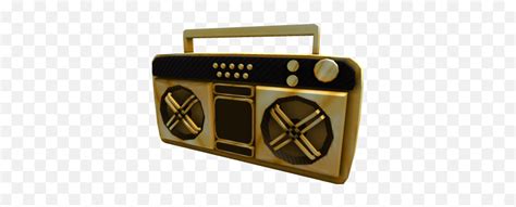 Golden Super Fly Boombox Roblox Boombox Gear Code Pngboom Box Png