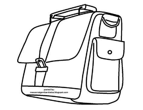 Tas, sketsa tas, tas, fashion, pakaian, tas dompet, dompet, tas sekolah, tas kerja, tas laptop, tas keren, tas ransel, tas gunung. Mewarnai Gambar: Mewarnai Gambar Sketsa Tas 6