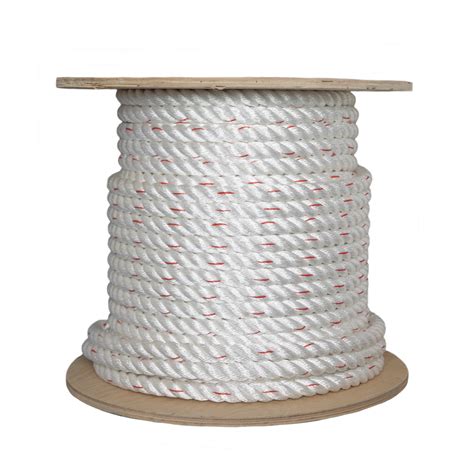 3 Strand Twisted Poly Dacron Combination Rope —