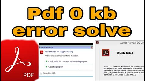 Pdf Kberror How To Fix Pdf Kb Error How To Solve Pdf Kb Error In