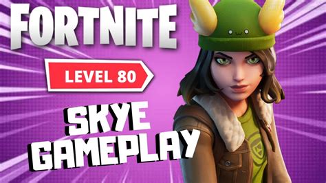 Skye Skin Gameplay In Fortnite Youtube