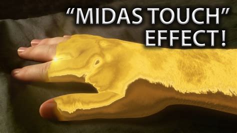 "Midas Touch" VFX - Hand Turns Into Gold - YouTube