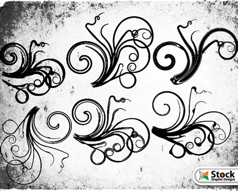 17 Free Photoshop Vector Graphics Images Free Vector Art Swirl Frames