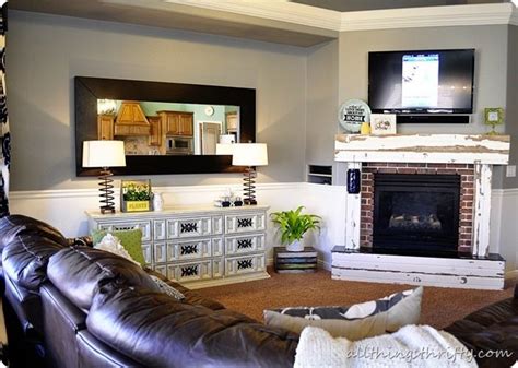 706 x 306 gif 9 кб. Room evolution from beige to grey. | All Things Thrifty