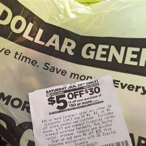 Changes To Dollar Generals Saturday Print Coupon
