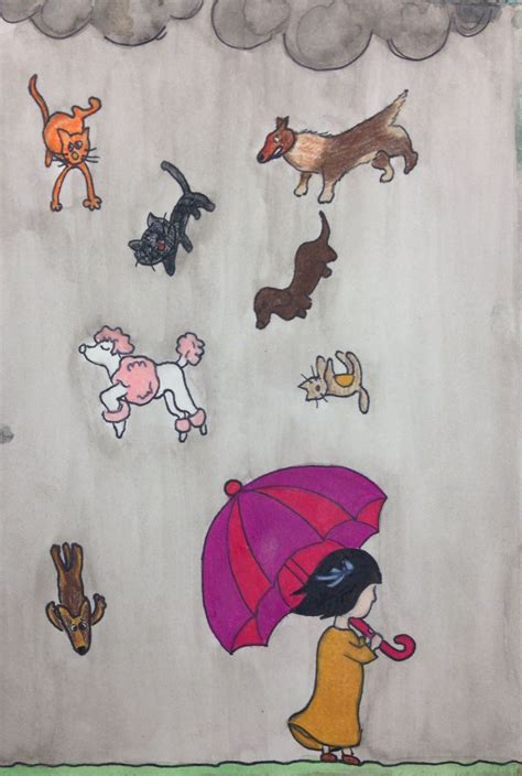 Its Raining Cats And Dogs 55in X 85in Raining Cats And Dogs Dog