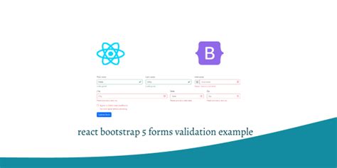 React Bootstrap 5 Forms Validation Example Frontendshape