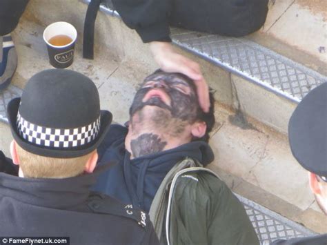 Man Covered In Permanent Marker After Passing Out Drunk Daily Mail Online