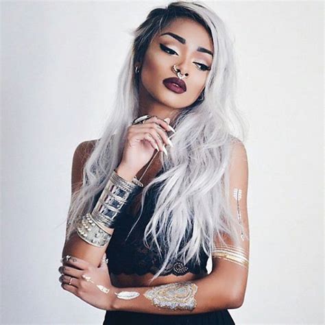 (including allura with her hair down, a mullet and looking beautiful in it, and the hairstyle she was trying with the mice). 'Granny' Hair Trend: Why Young Women Are Dyeing Their Hair ...