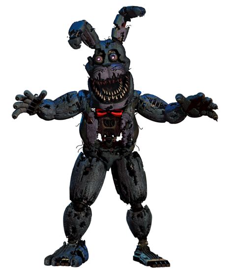 Fnaf 4 Nightmare Bonnie Full Body By Enderziom2004 On Deviantart