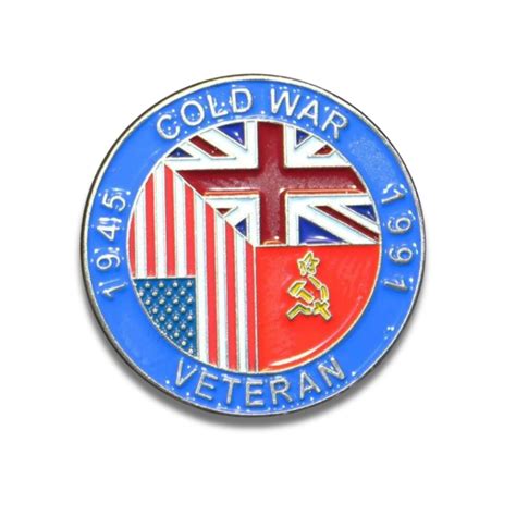 Cold War Veteran Lapel Badge British Pride