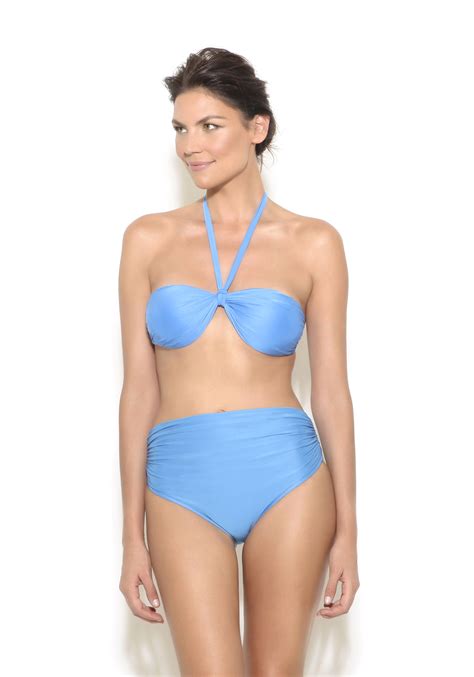 Azul Padded Bandeau High Waist Bikini Lenny Niemeyer Europe