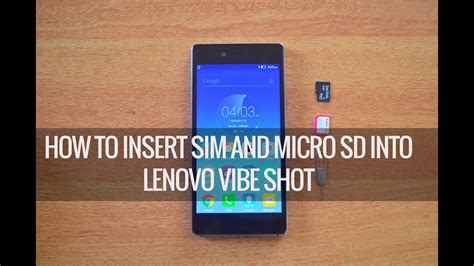 Sometimes sim card slots are clubbed with memory card slots. How to Insert SIM Card and Micro SD card into Lenovo Vibe Shot | Techniqued - YouTube