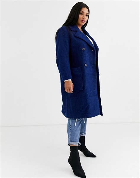 Simply Be Double Breasted Teddy Coat Shop The 2020 Pantone Color Of