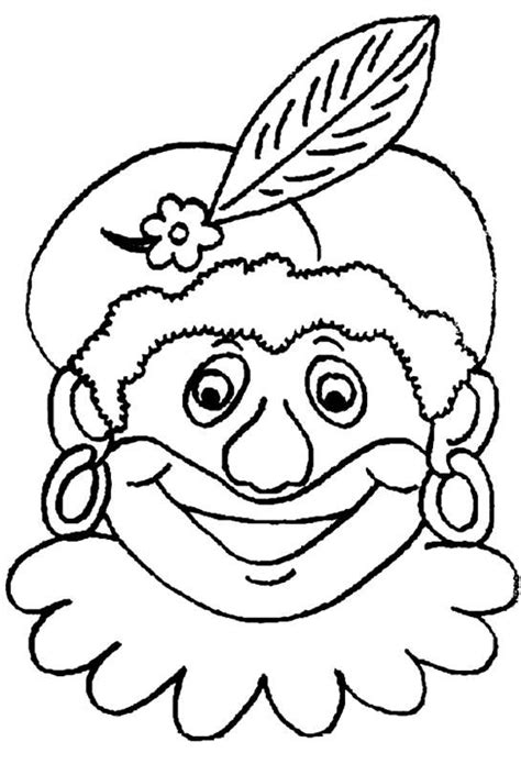 Zwarte Piet Kleurplaten Animaatjes.nl