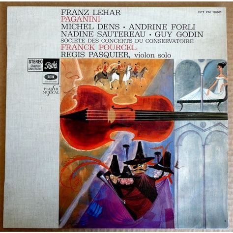 Paganini De Regis Pasquier Franz Lehar Franck Pourcel 33t Chez Happening Ref115493258