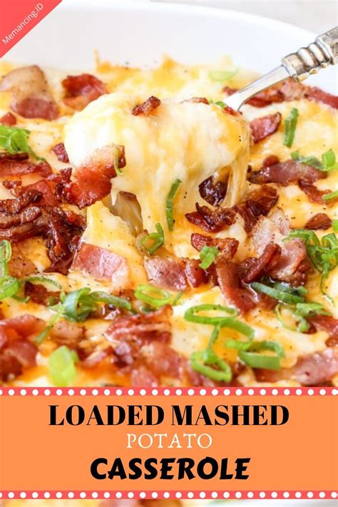 Breakfast desayunos breakfast dishes breakfast casserole birthday breakfast breakfast ideas birthday brunch potatoes for breakfast sausage casserole blueberry. Loaded Mashed Potato Casserole For Christmas Party in 2020 | Loaded mashed potato casserole ...