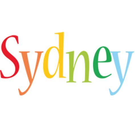 Sydney Logo | Name Logo Generator - Birthday, Love Heart, Friday Style