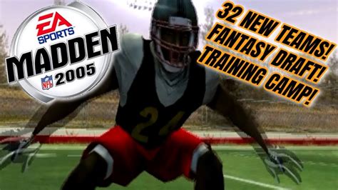 Madden 2005 Ps2 Gameplay 32 New Teams Fantasy Draft Training Camp