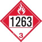 UN Hazard Class Combustible Liquid Tagboard ICC