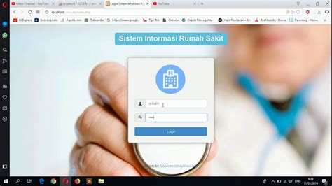 Aplikasi Sistem Informasi Rumah Sakit Berbasis Web YouTube
