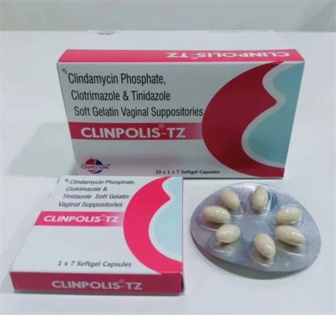 Clindamycin 100mg Clotrimazole 100 Mg Tinidazole 100 Mg Vaginal