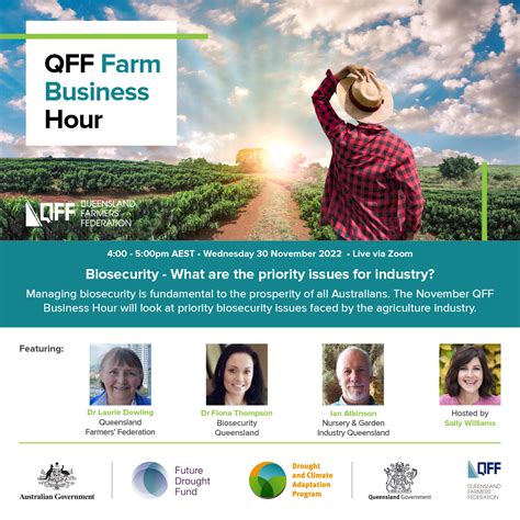 Qff Farm Business Hour Biosecurity Queensland Farmers Federation