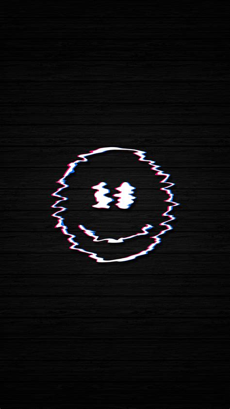 Happy Dark Minimalism Smiley Hd Phone Wallpaper Rare Gallery