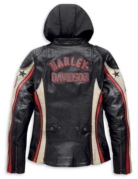 Harley Davidson Women S Flection IN Colorblocked Leather Jacket