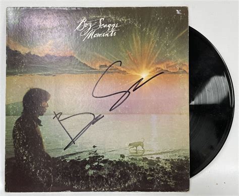 Boz Scaggs Signed Autographed Moments Record Album Etsy