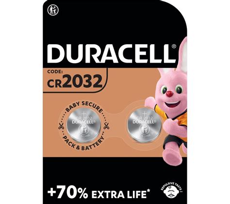 Buy Duracell Dl2032cr2032ecr2032 Batteries Pack Of 2 Free