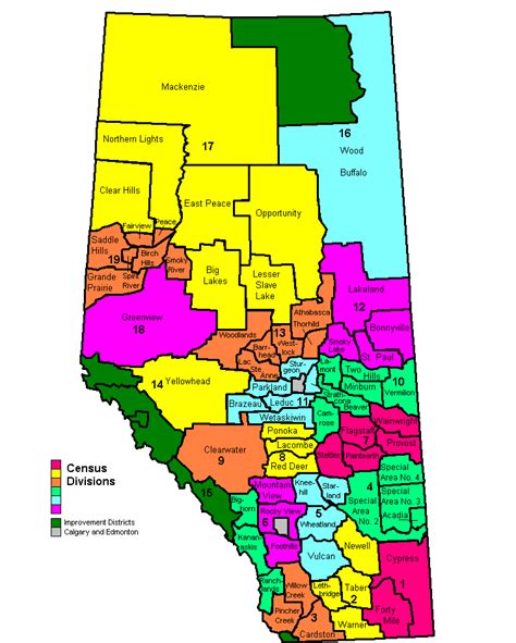 Divisions De Recensement Alberta Fandom Powered By Wikia